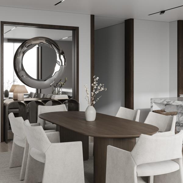 - understated calm -